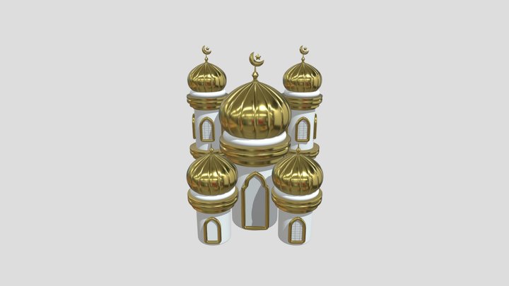 islamic Mosque جامع اسلامي – Modello 3D gratuito STL
