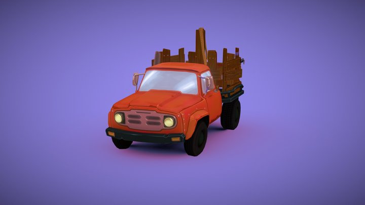 Farm pickup truck – Modello 3D gratuito STL