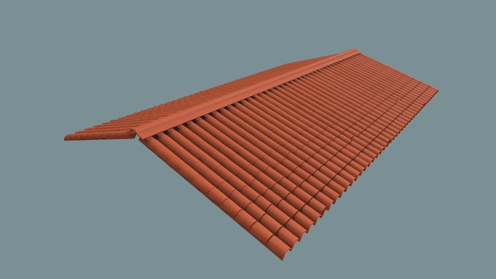 Roof Baked 3D Model
