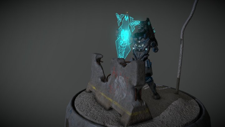 UEDF Trooper 3D Model