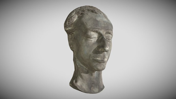 Death mask of Frederic Chopin 3D Model