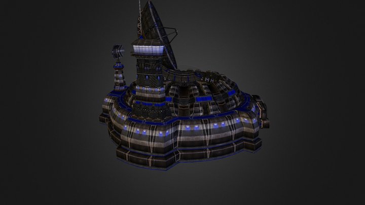 Sat Com 3D Model