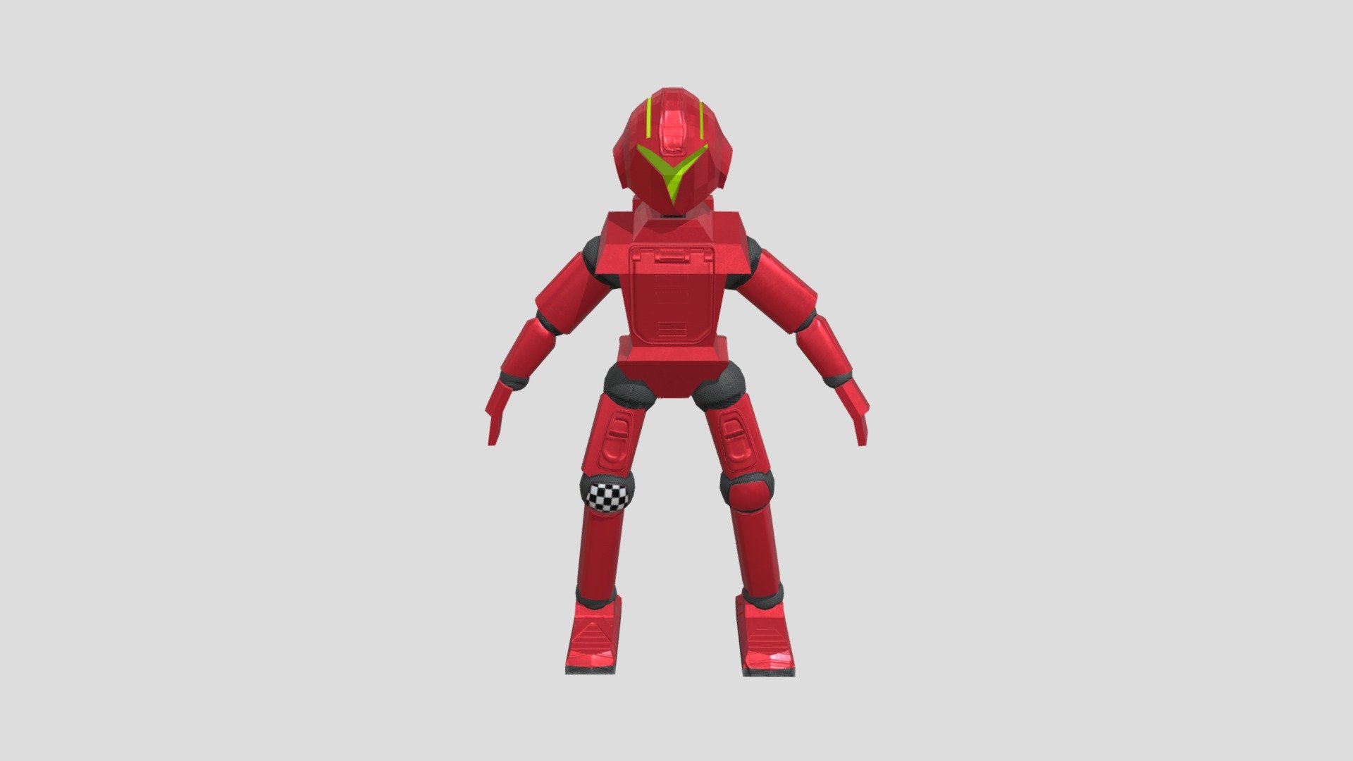 Red_Character - 3D model by Michael.Carlson [5617b35] - Sketchfab