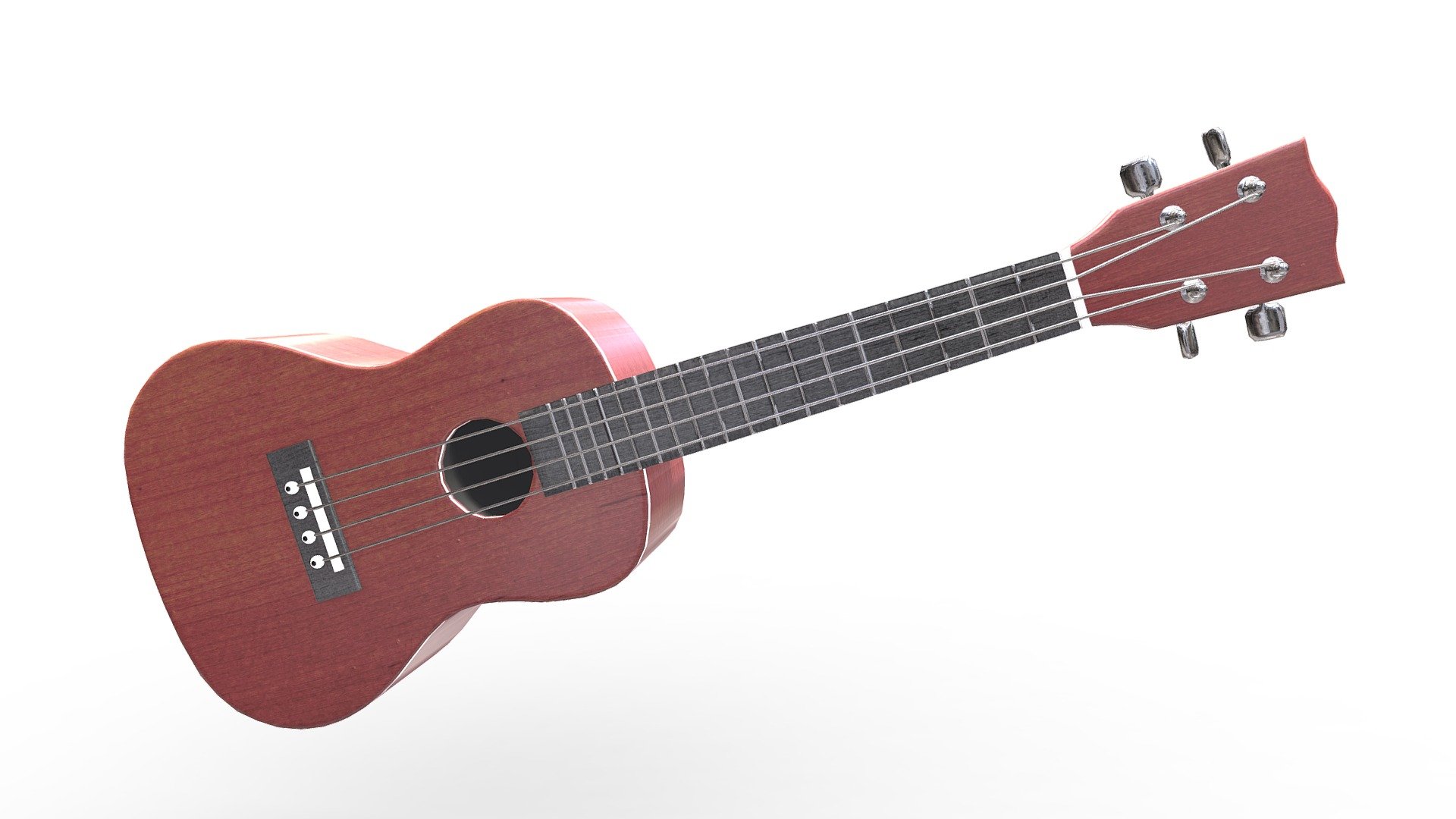 Concert Ukulele (Game Ready / 2K PBR) Buy Royalty Free 3D model by