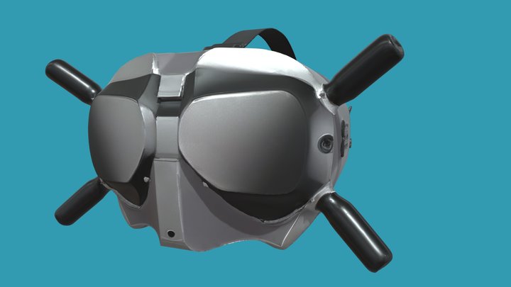 Rodin FPV Goggles DJI 3D Model