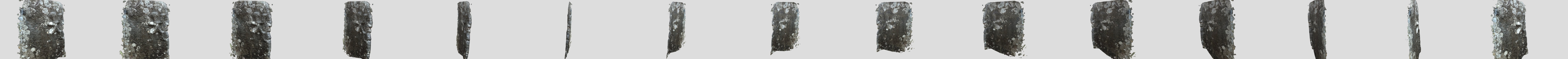 Stećak detalj 3D Model
