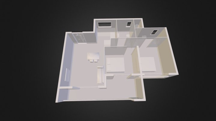 2 bedroom flat in Umhlanga Ridge99c.3ds 3D Model