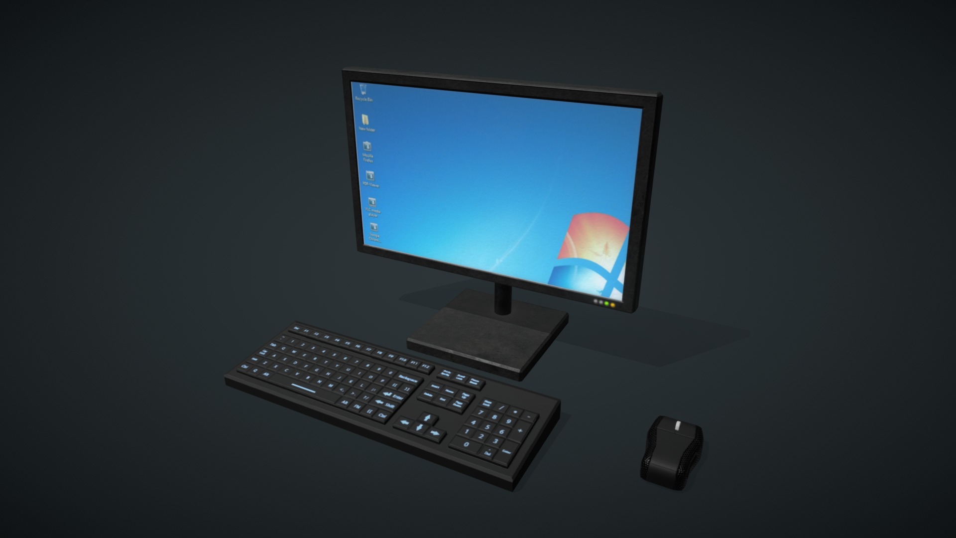 Desktop Computer - Download Free 3D model by Tytan (@tylerhalterman ...
