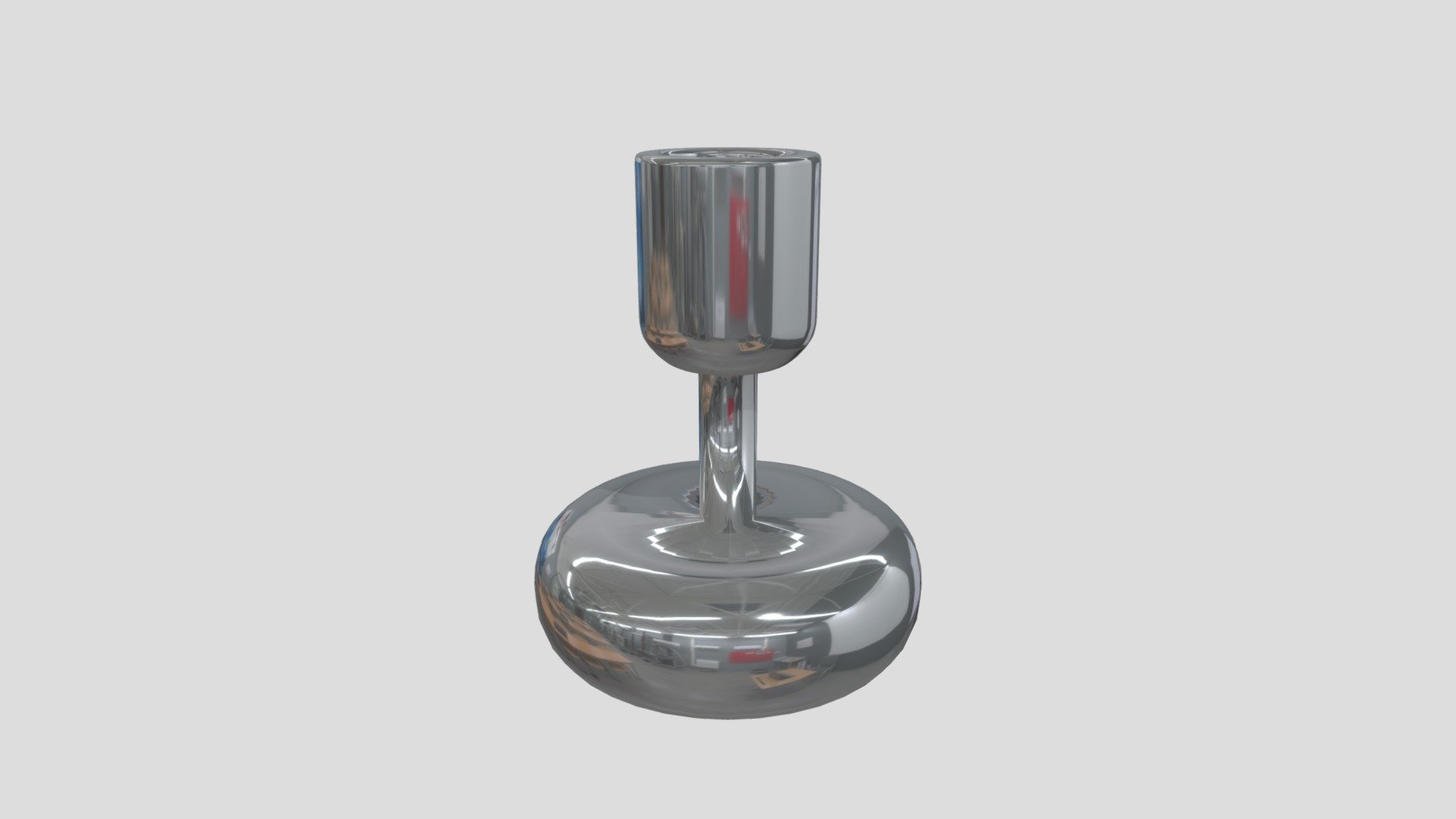 Nappula Candle Holder Steel - Buy Royalty Free 3D Model By ...