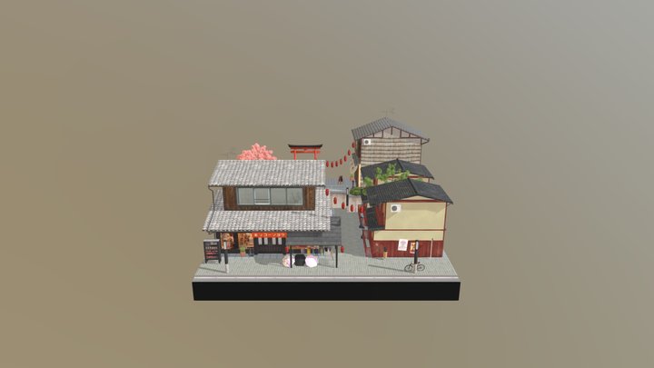 City Scene - Kyoto 3D Model