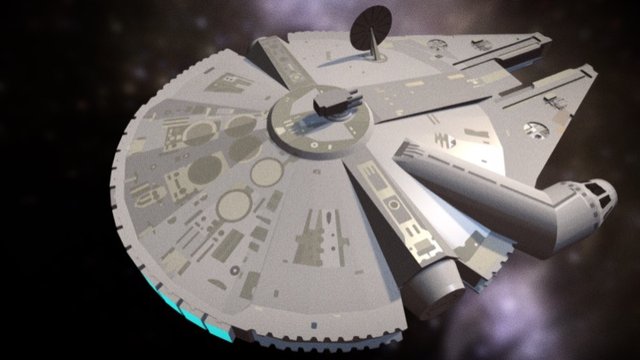 Millennium Falcon 3D Model