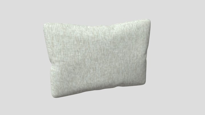 Side cushion with stitches 3D Model