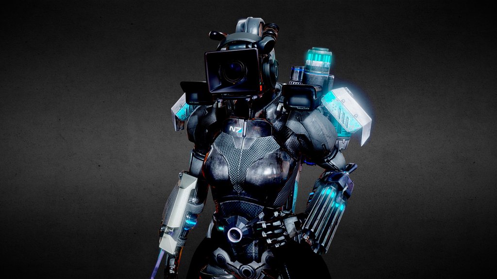 Large camerawoman