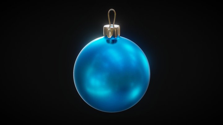 Christmas Tree Ball 3D Model