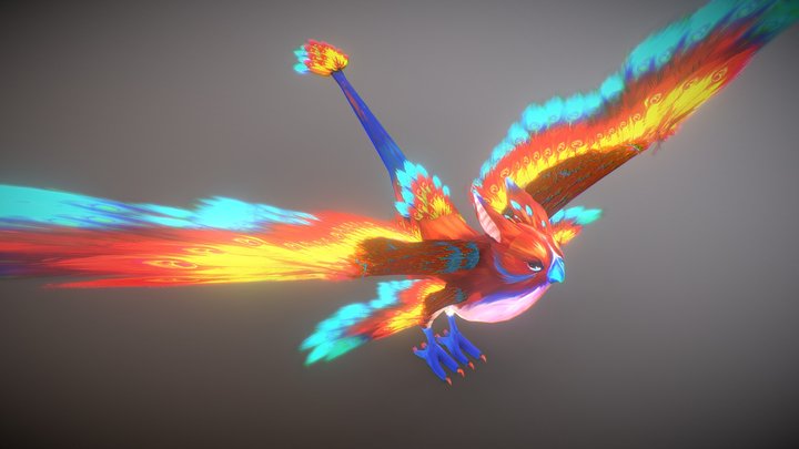 Griffin Phoenix WIP 3D Model