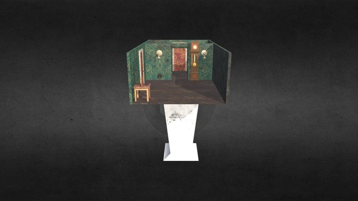 Hallway Diorama 3D Model