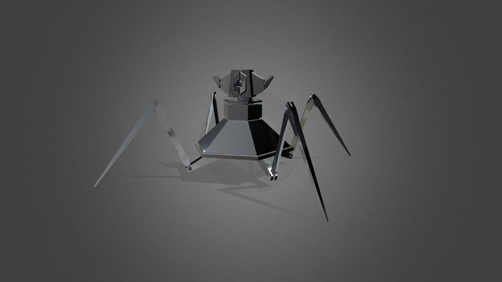 Scifi Guardian 3D Model