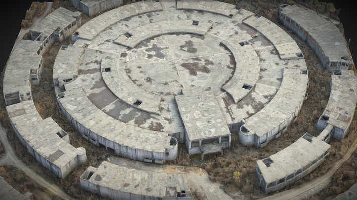 Unfinished building, remains, ruins 3D Model