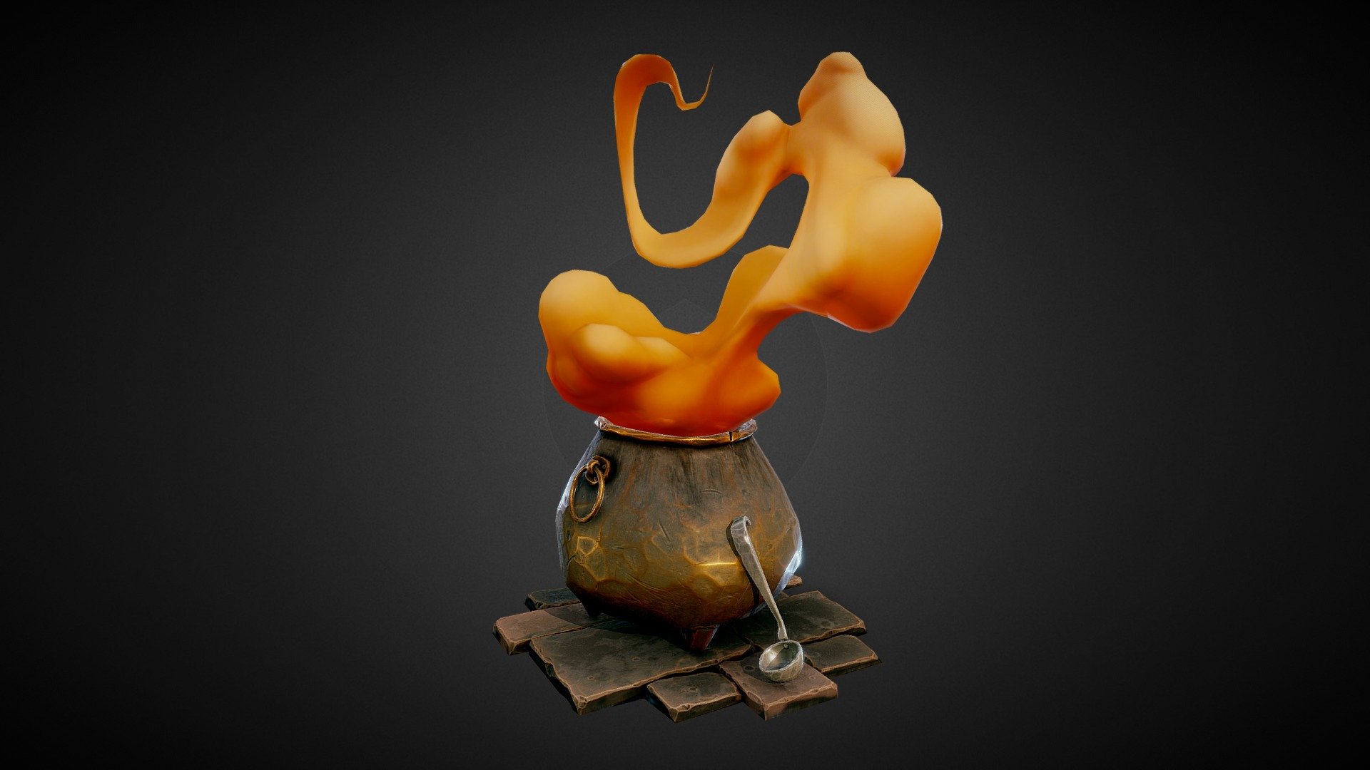 Magic pot - 3D model by Gregory Khodyrev (@gmaaailgrisha) [2111bbe]