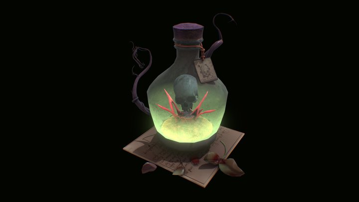 Necromancer potion 3D Model