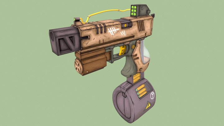 Tony_Gun 3D Model