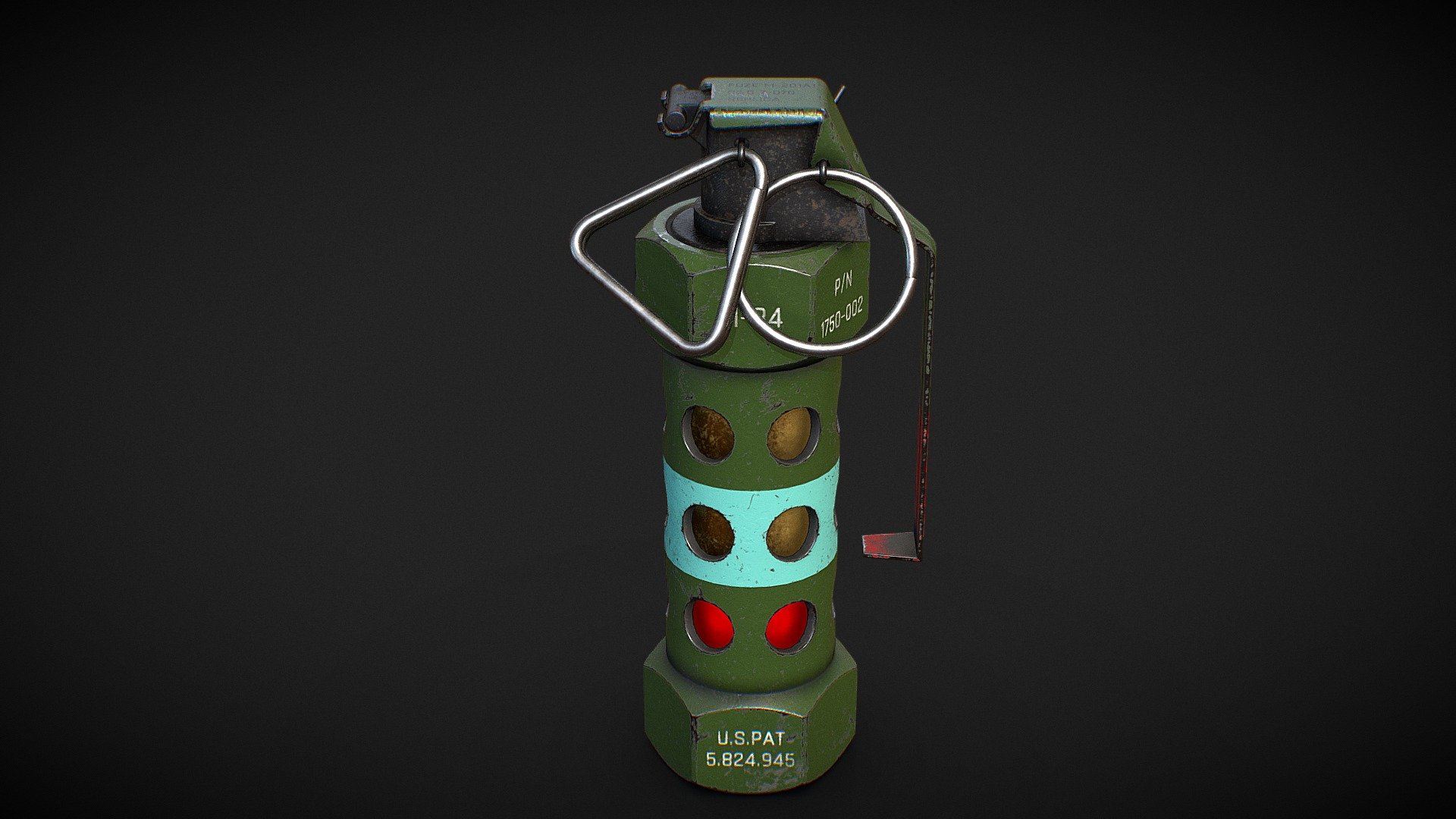 FlashBang Grenade M84 - Buy Royalty Free 3D model by GameWeapons ...