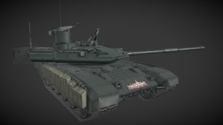 T-90M Forum Army 3D Model