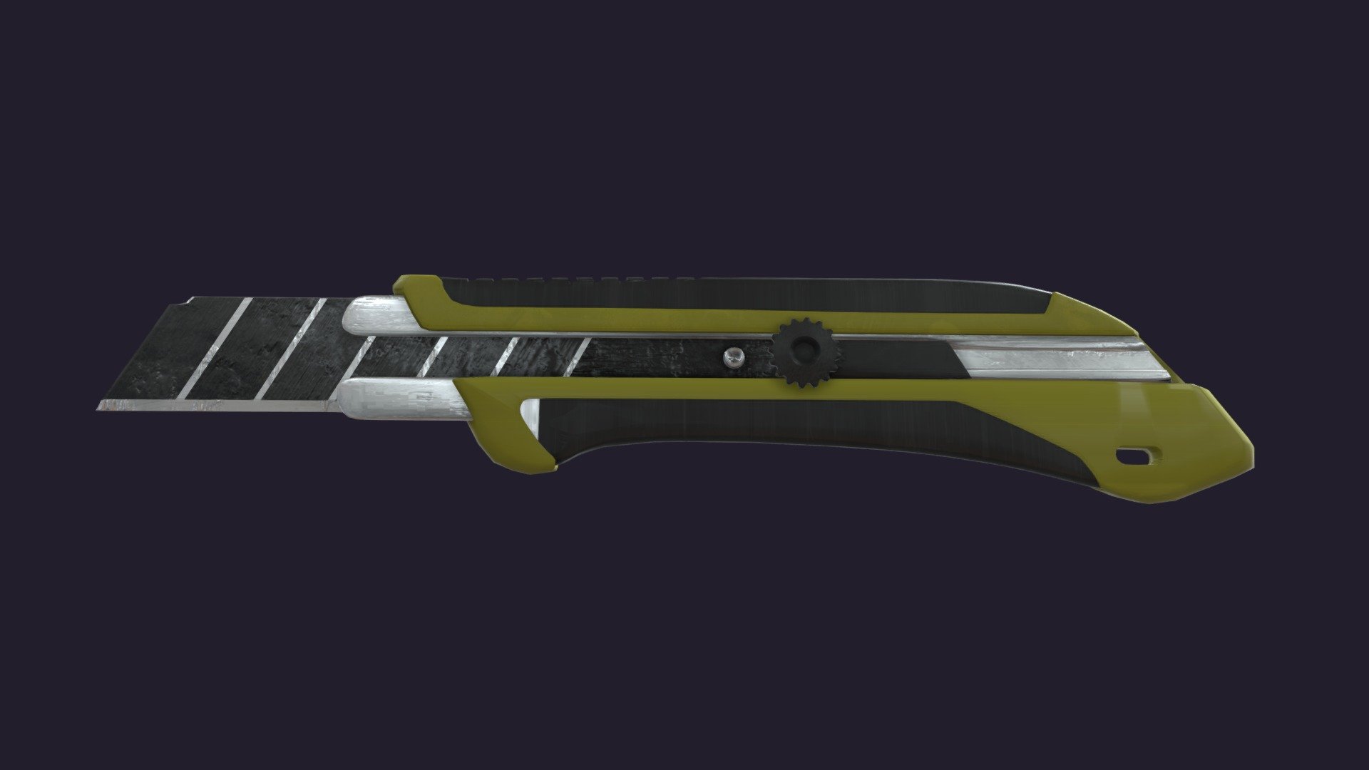 Utility Knife Download Free 3D model by NeleVN [5624b5f] Sketchfab