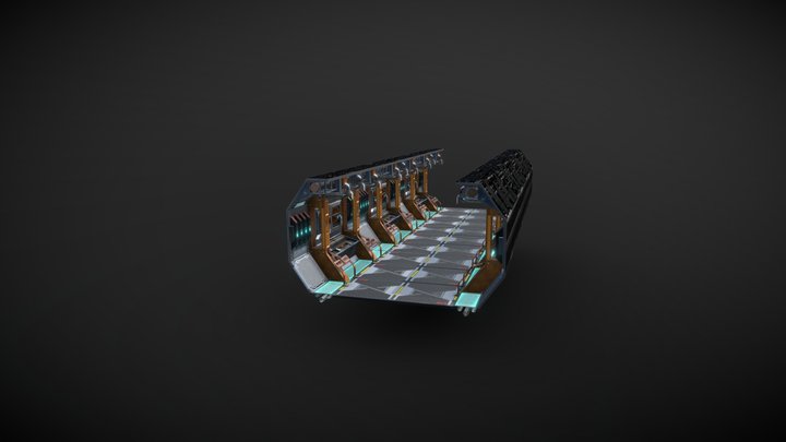Open Sci-Fi Corridor 3D Model