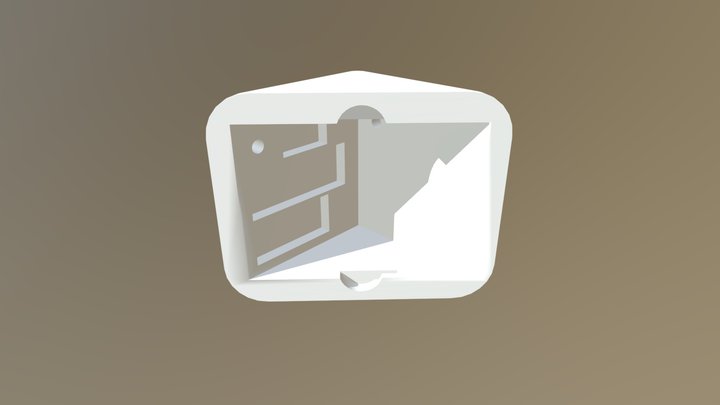 Pixel Cube Top 3D Model