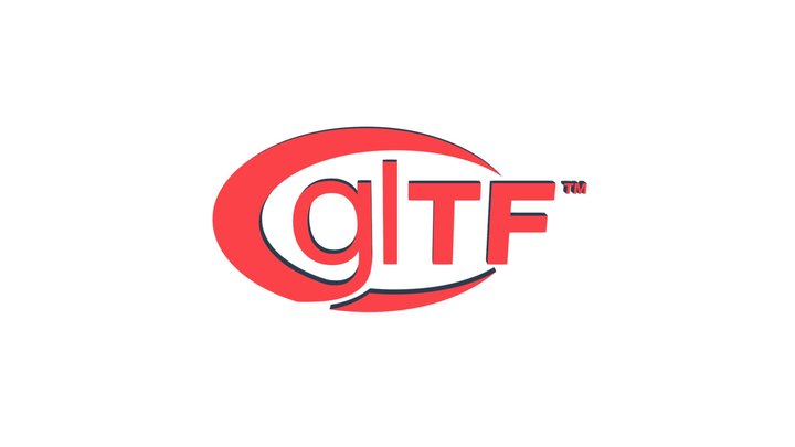 GlTF Official Logo 3D Model