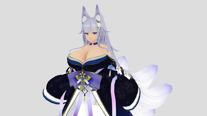 shinano AzurLane 3D Model