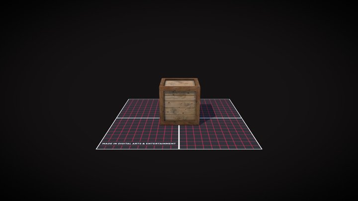 Crate Export 3D Model