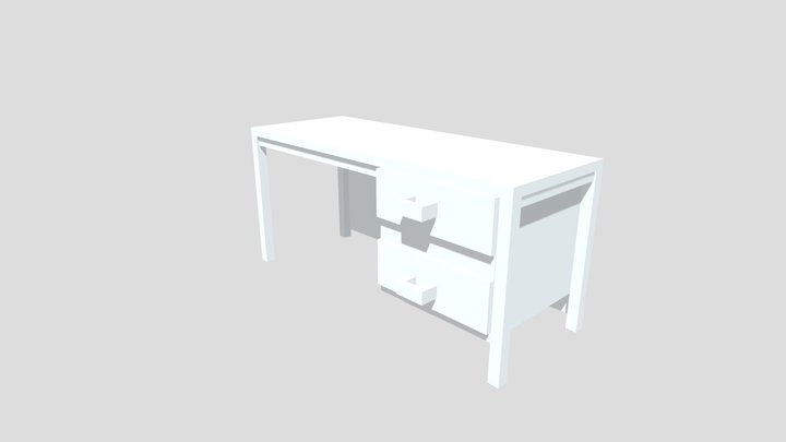 Desk 3D Model