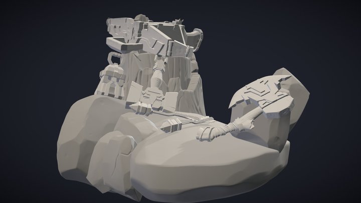 Dwarf rangers resting place 3D Model