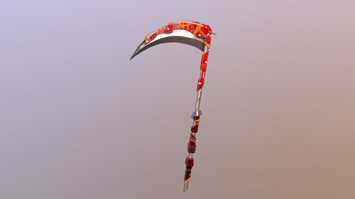 Futuristic Sycthe 3D Model