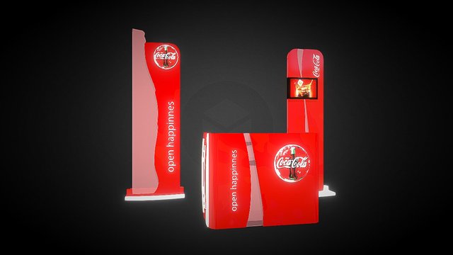 COCACOLA TASTING BOOTH 3D Model