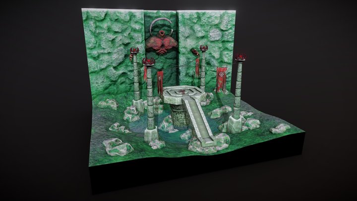 Prison of an ancient demon 3D Model
