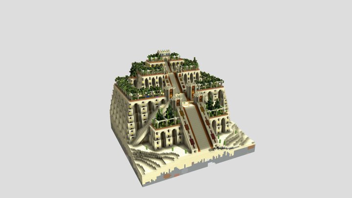 Great Ziggurat of Ur 3D Model