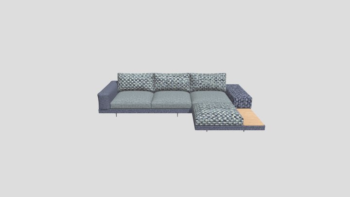 Fabric Sofa 3D Model