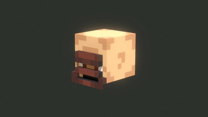 Minecraft caveman 3D Model