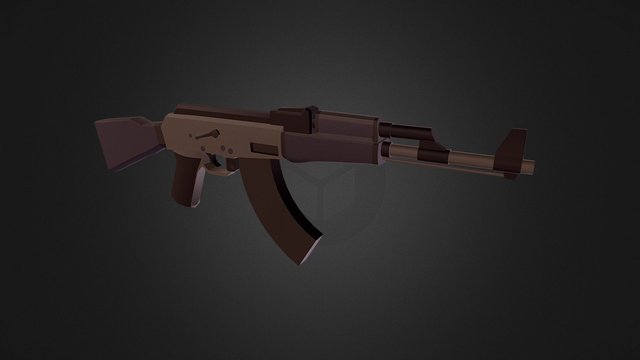 OGAT - AK47 "Ashes" 3D Model