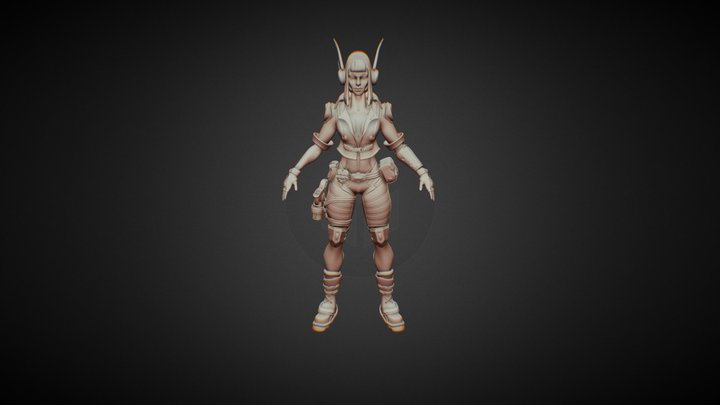 Push Up 3D Model