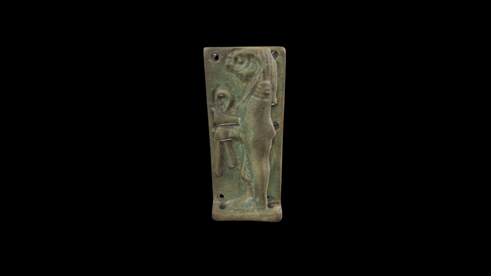 Faience Plaque