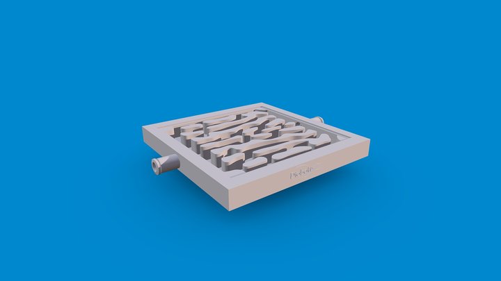 Generative cold plate design for IGBT cooling 3D Model