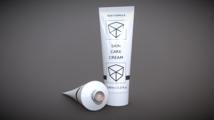 Cosmetic Tube 3D Model