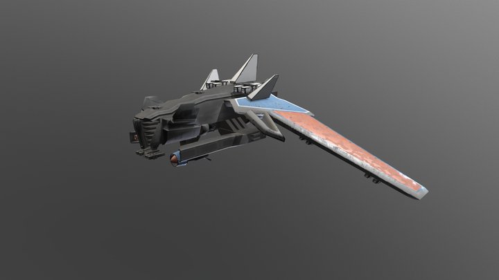 Space Dredd 3D Model