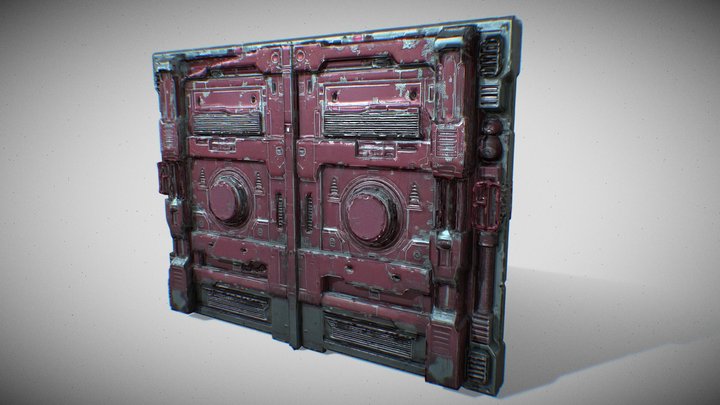 Sci-Fi Bulkhead Door Panel