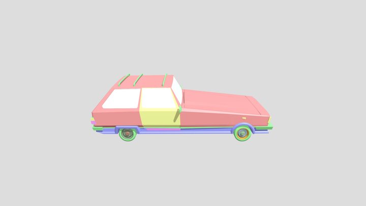 Hello Neighbor 3 Prototype Car 3D Model
