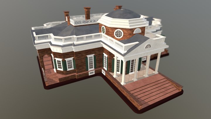 Monticello 3D Model